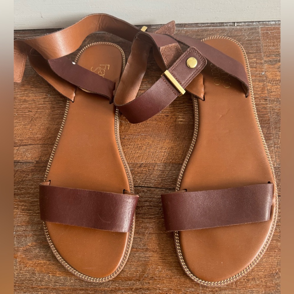 Franco Sarto Kimbra Sandal Dark Brown Size 11